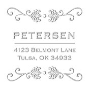 MONOGRAM EMBOSSING SEAL
Custom Scroll Design Address Embosser