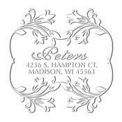 MONOGRAM EMBOSSING SEAL
Custom Floral Bordered Address Embosser