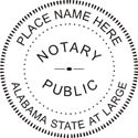Alabama Notary Embossing Seal
Notary Public Embosser
Notary Public Seal
