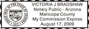 Notary Stamp
Arizona Pre-Inked Notary Stamp