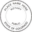 Colorado Notary Embosser
Notary Public Seal
Colorado Notary Public Embosser