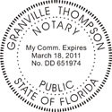 Florida Notary Embosser
Notary Public Embossing Seal
Notary Public