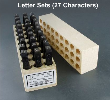 Heavy Duty Combination Letter & Figure Sets