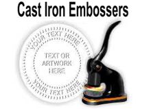 Cast Iron Embossing Seals