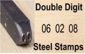 Double Digits Steel Stamps