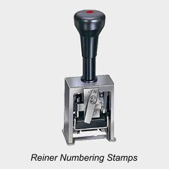 Reiner Numbering Machines