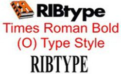 RIBtype TIMES ROMAN (O) RIBtype