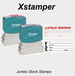 Xstamper Stock Stamps -  Jumbo
