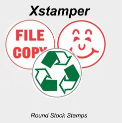 Xstamper Round Stock Stamps