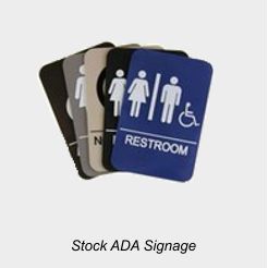 ADA Stock Signage