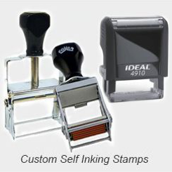 Self-Inking Rubber Stamps