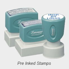 Pre-Inked Rubber Stamps
