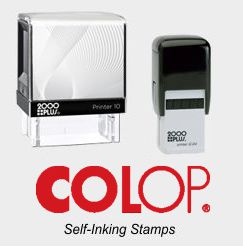COLOP Self-Inking Rubber Stamps