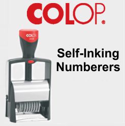 COLOP Self-Inking Numbering Band Stamps