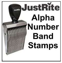 Justrite Alphabet and Numbering Stamps