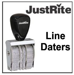 JustRite Line Dater Stamps