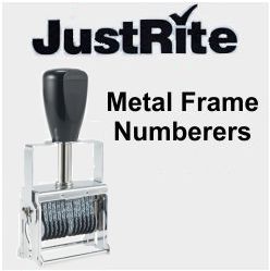 Justrite Self-Inking Numbering Band Stamps