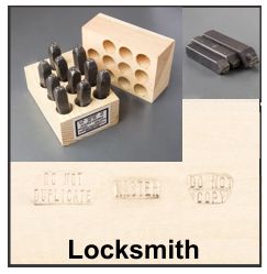 Locksmith Steel Stamps