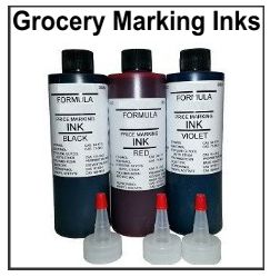 Contact Price Marking Gun, Super Grocery Marking Ink