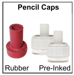 Pencil Cap Stamps
