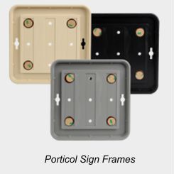 Portico Plastic Sign Frames