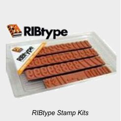 RIBtype Rubber Stamp Sets