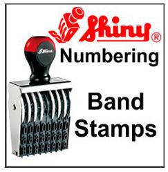 Shiny Numbering Band Stamps