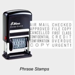 Shiny Phrase Stamps