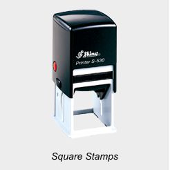 Shiny Square Stamps