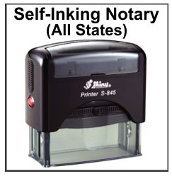 Self-Inking Notary Stamps, for each State