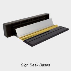 Nameplate & Sign Desk Bases