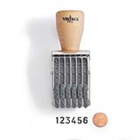 Vintage Pro Numbering 6 Band 3/8" Character Stamp