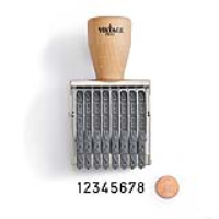Vintage Pro Numbering 8 Band 3/8" Character Stamp