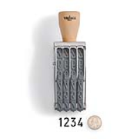 Vintage Pro Numbering 4 Band 5/8" Character Stamp