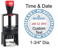 R 2045 UZ COLOP Round Time & Date Stamp