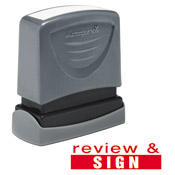 Teacher Stamp Review & Sign