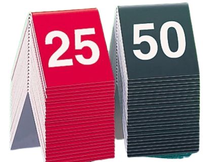 Table Top Tent Sign 3"x3"