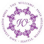 Custom Monogram Address Stamp