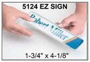 5124 E-Z Sign Frame, 1-3/4"x4-1/8"