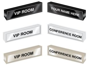 Double Sided Desk & Counter Sign