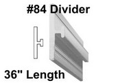 #84 x 36" Divider with 1/8" Slot
