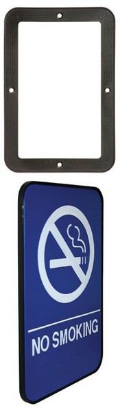 6"x9" Sign Frame for the ADA Stock Signs
ada sign requirements
ada compliant signs
custom ada signs
ada guidelines signs
ada signs wholesale
ada bathroom signs
ada signs online
ADA Office Signs