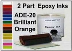 ADE20QT, Epoxy Ink ADE20 Quart Brilliant Orange
Epoxy Ink