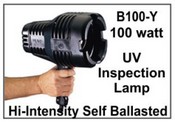 B-100Y UV Wafer Inspection 100-watt Spot
B100A UV LW 100-watt
UV-B100 SP
B100SP 140-watt longwave, self-ballasted lamp is the most portable high-powered lamp.