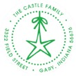 Custom Star Monogram Address Stamp