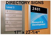 Mini Directory Sign