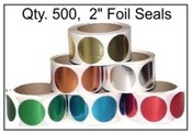 Embosser Foil Seal
Foil Seals
Blank seals for use with embossers