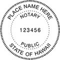 Notary Stamp
Hawaii Pre-Inked Notary Stamp