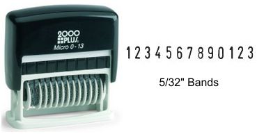 Micro 2000 Plus Numbering Stamp 0-13