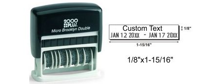 COLOP S-160/DD Micro Mini Double Dater